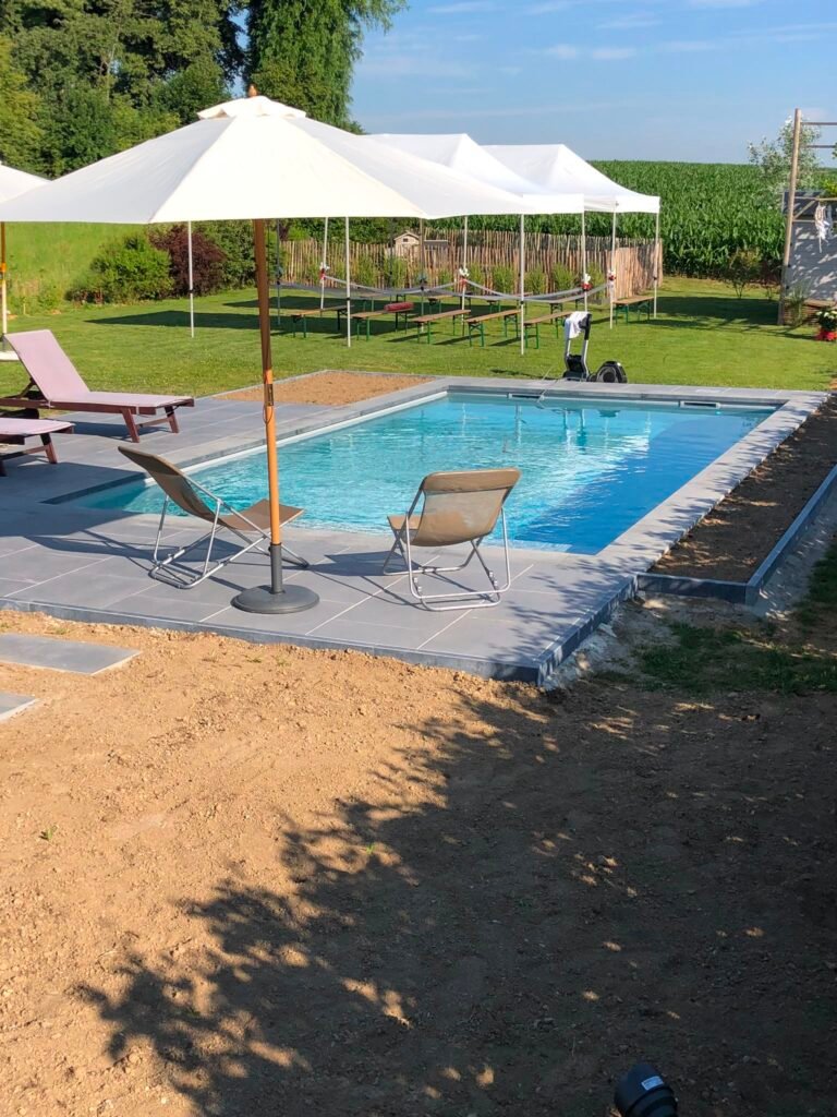 Chantier piscine